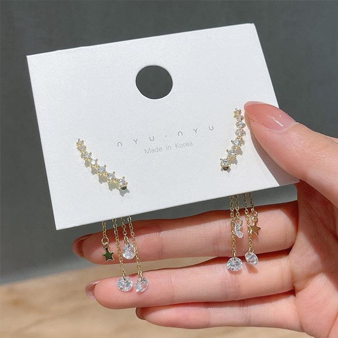 Multi-Layer Chain Earrings