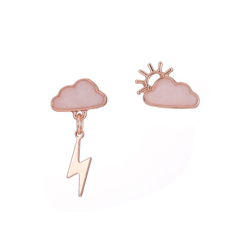 Cloud & Lightning Shaped Earrings