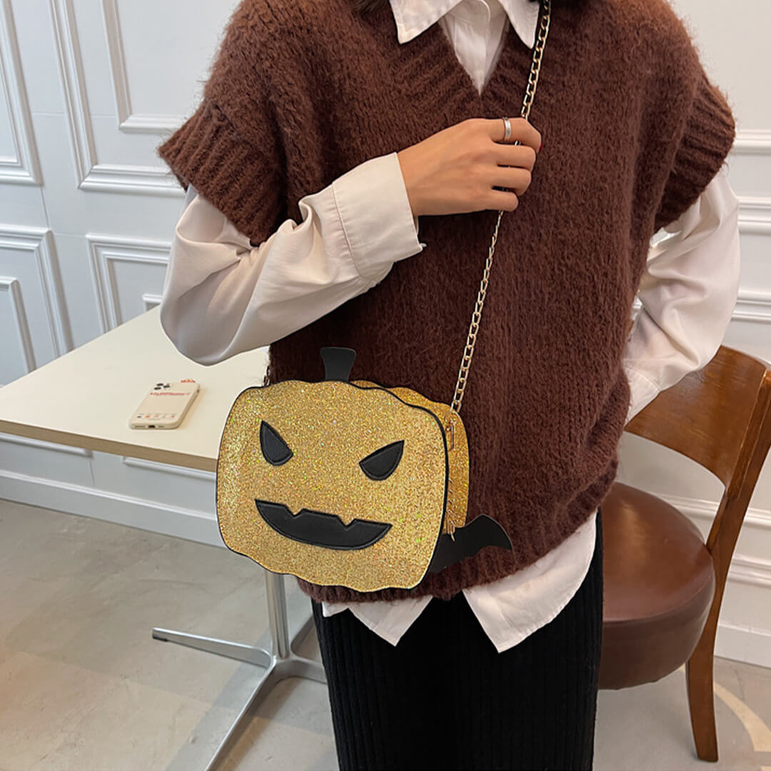 Halloween Pumpkin Crossbody Bags