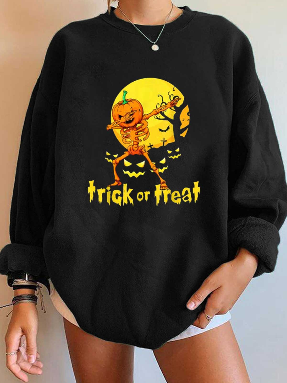 Halloween Trick Or Treat Sweatshirt