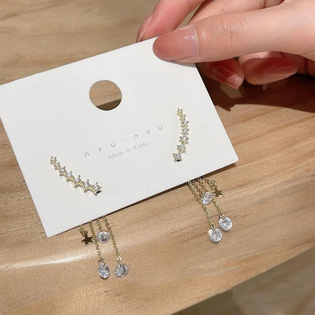 Multi-Layer Chain Earrings