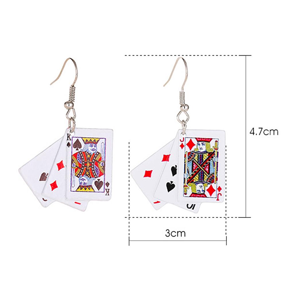 Personality Poker Earrings