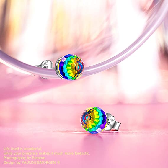 Baroque Austrian Crystal Ball Earrings