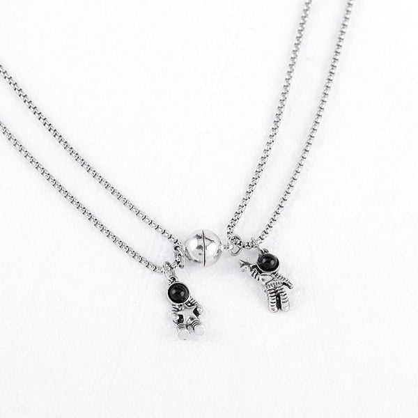 Spaceman Couple Necklace