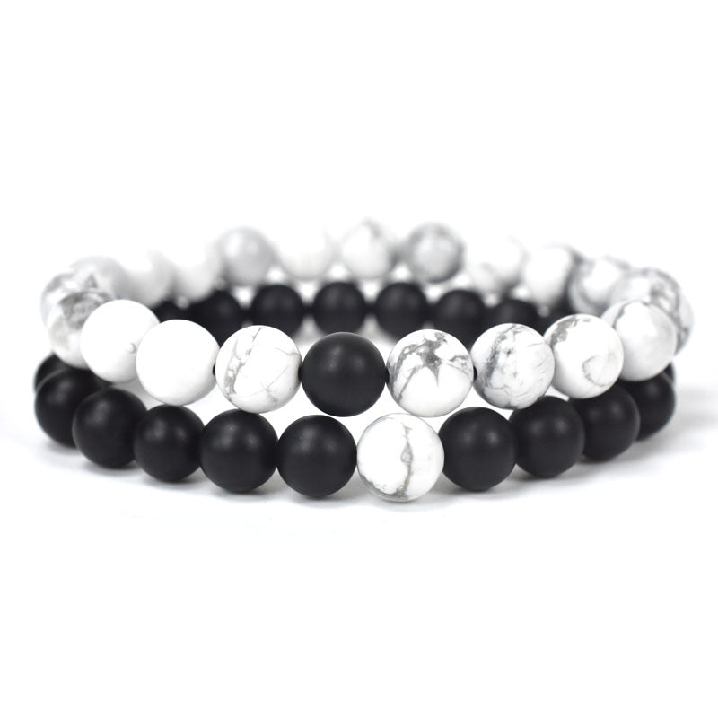 Black And White Matching Bracelets