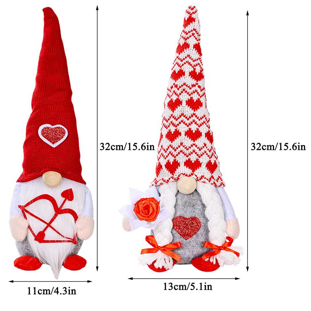 Valentine's Day Cupid Heart Faceless Gnome