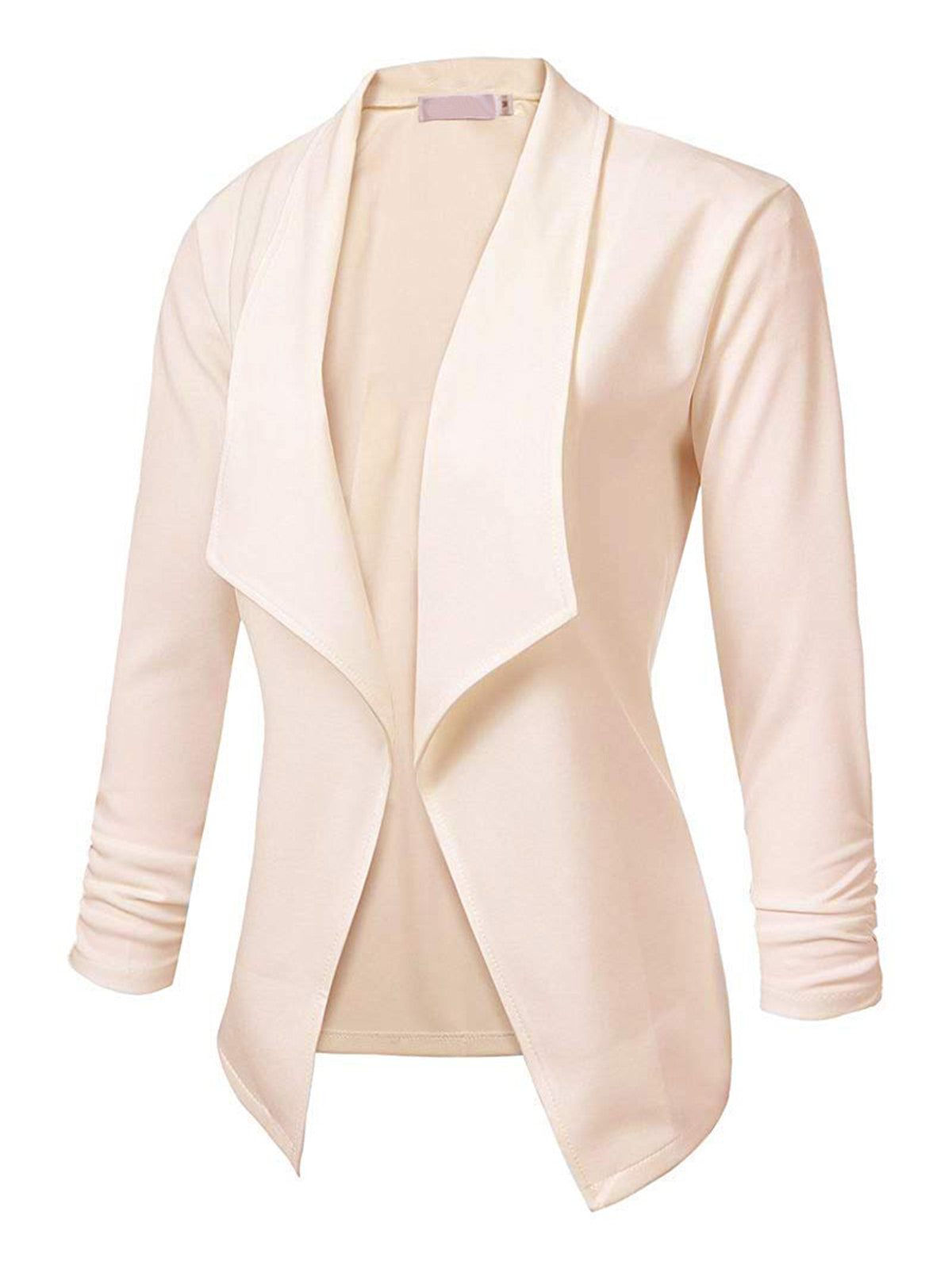 Thin 3/4 Ruffled Sleeves Blazer