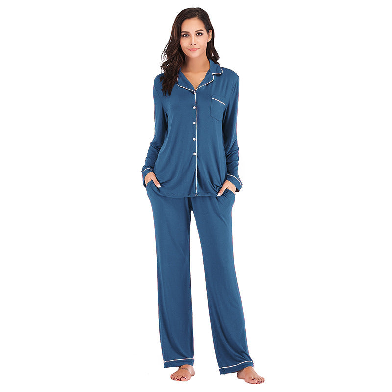 Satin Button Down Silk Soft Pajamas Sets