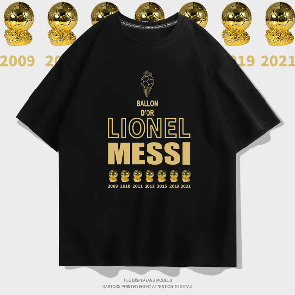 LIONEL MESSI Letter Print T-shirt🏆