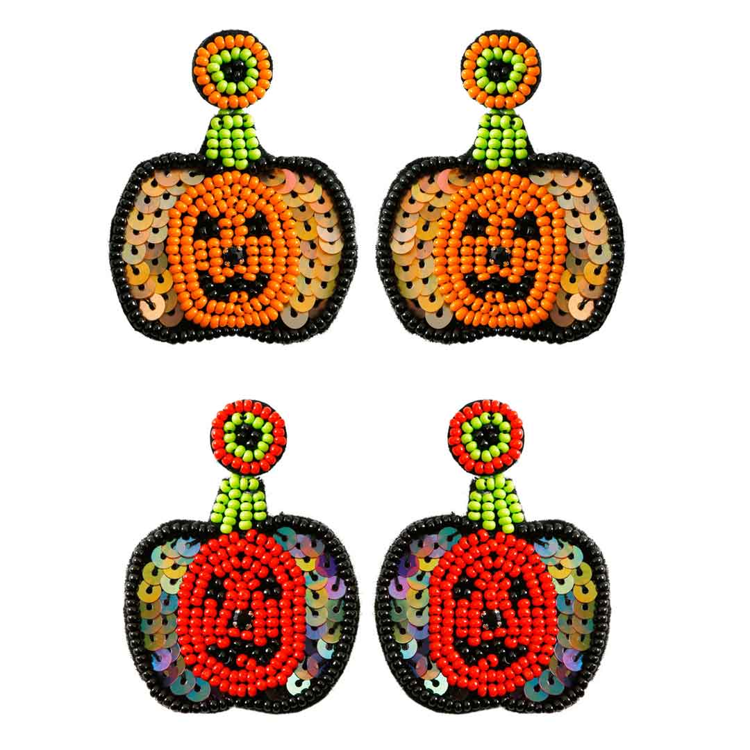 Lantern Pumpkin Funny Earring🎃