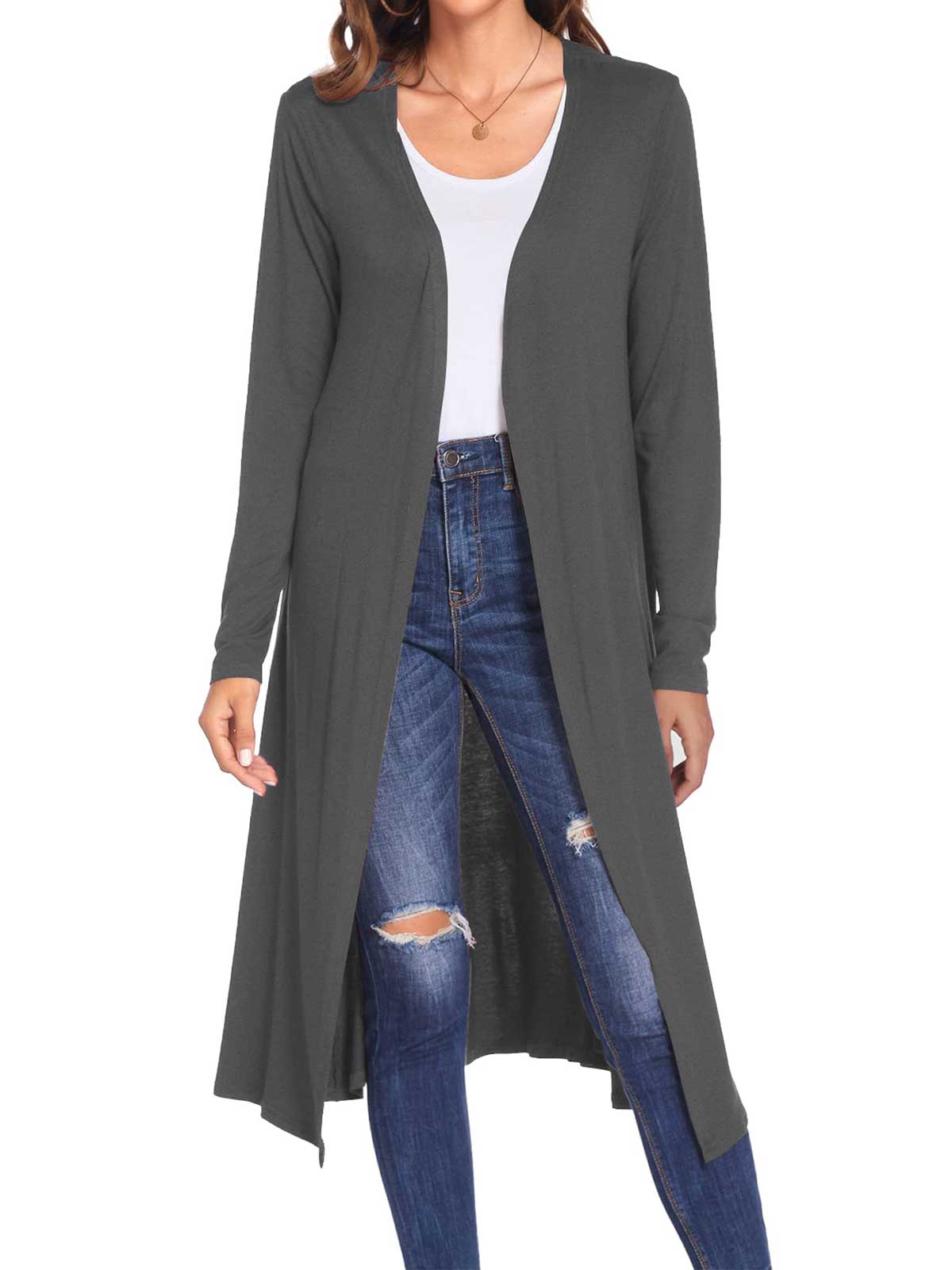 Open Front Lightweight Cardigan