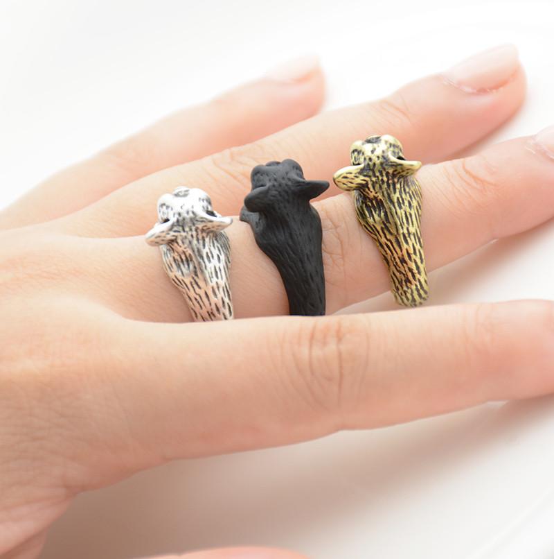 French Bull Dog Wrap Ring