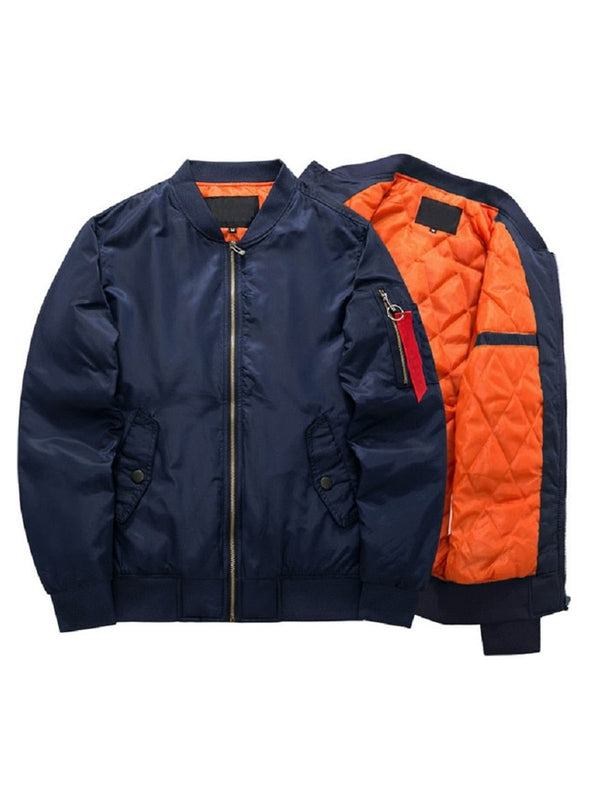 Classic Military Style Flight Jacket