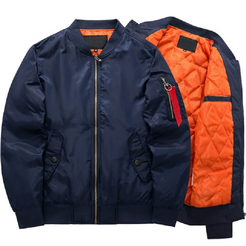 Classic Military Style Flight Jacket