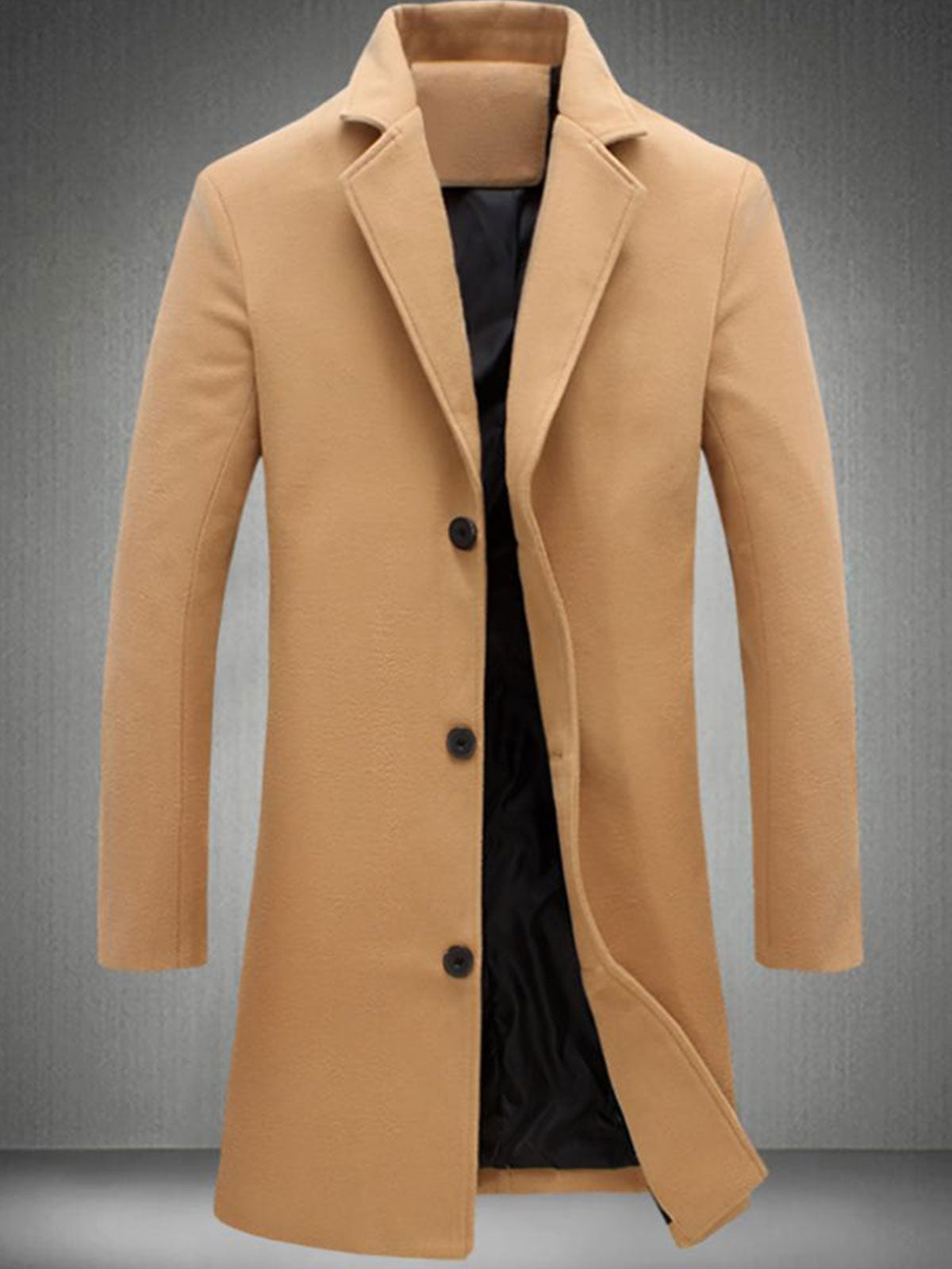 Men's Lightweight&Slim Fit Business Coat