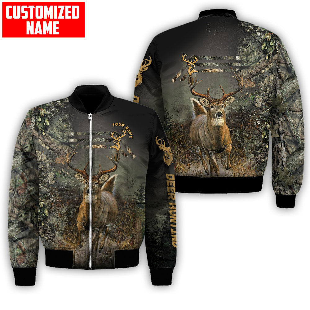 Personalized Name Deer Hunting Camo Unisex Shirts