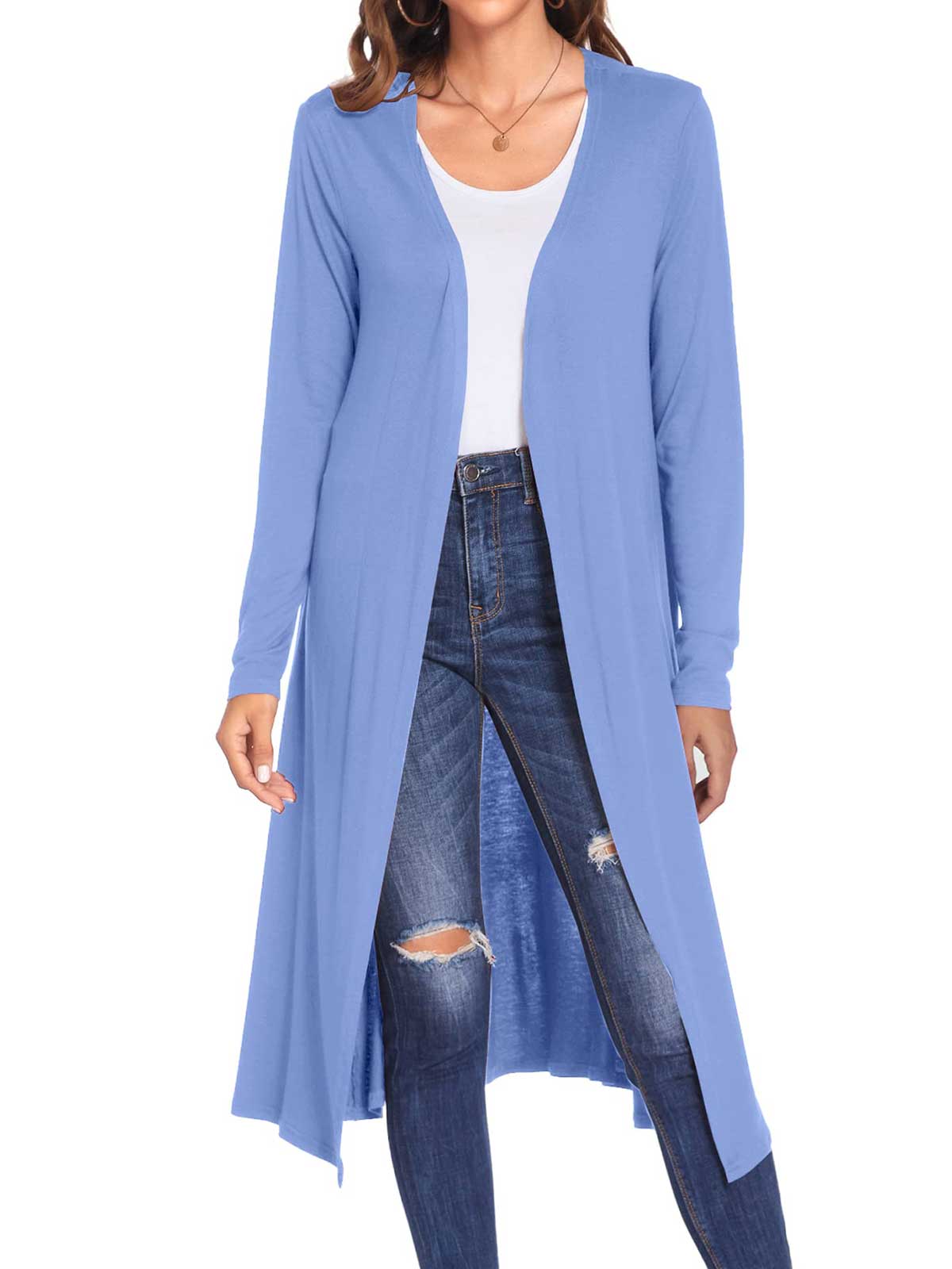 Open Front Lightweight Cardigan