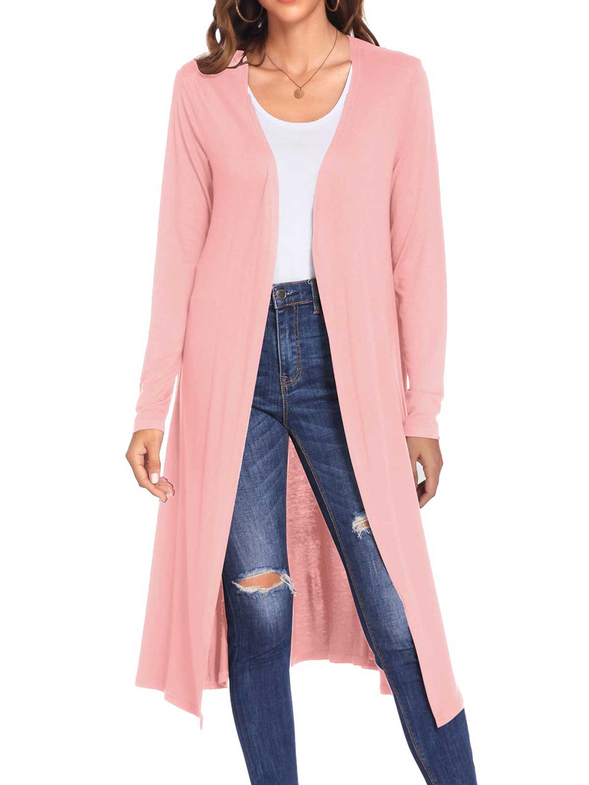 Open Front Lightweight Cardigan