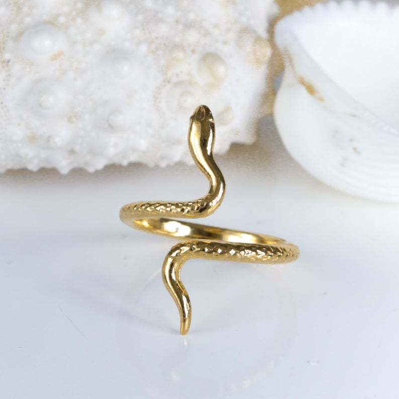 Adjustable Snake Serpent Ring