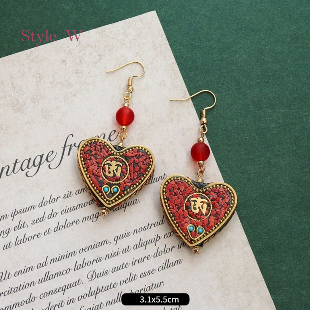 Vintage Nepal style earrings