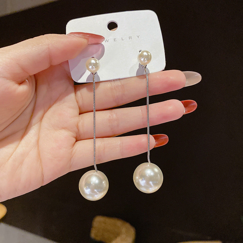 Pearl Tassel Earrings