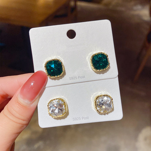 Square studded Earrings