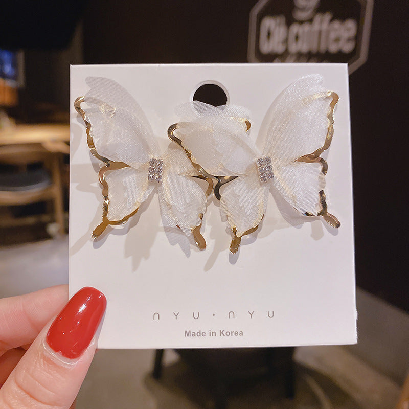 Tulle Butterfly Earrings