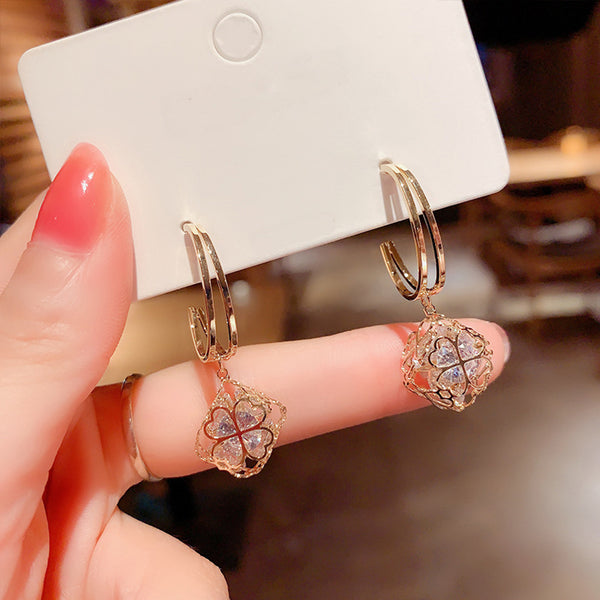 Hollow out Square Earrings