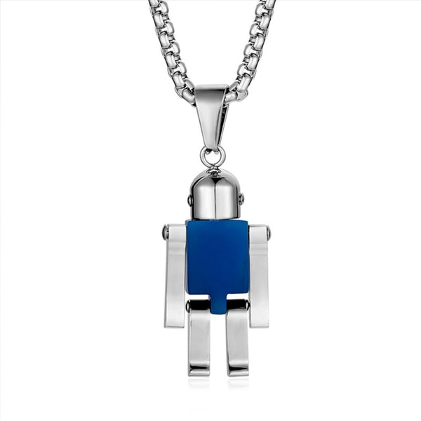 Tainless Steel Robot Necklace