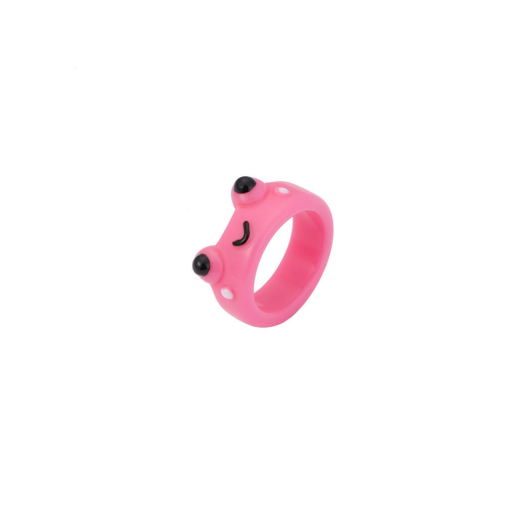 3D Cute Frog Tone Rings