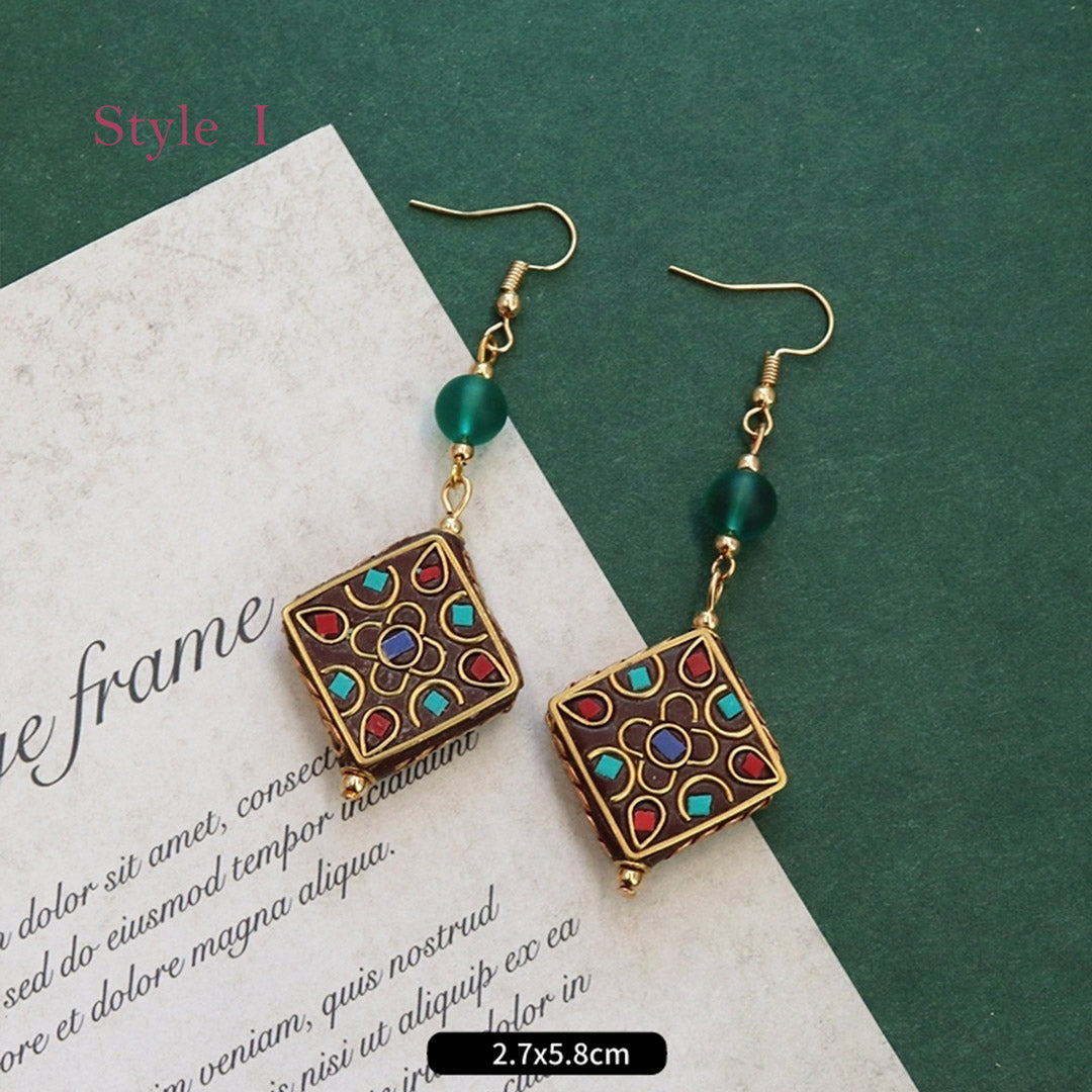 Vintage Nepal style earrings