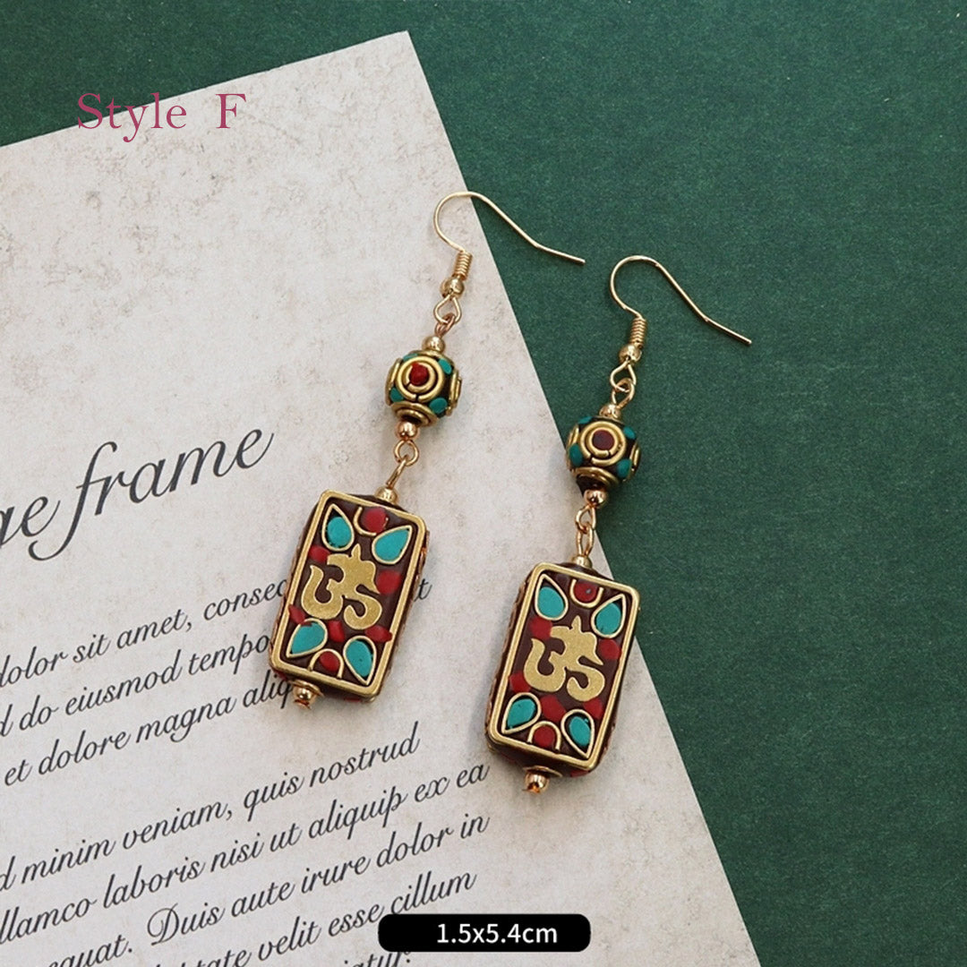 Vintage Nepal style earrings