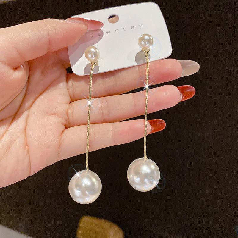 Pearl Tassel Earrings