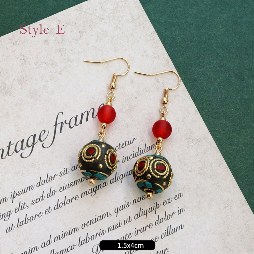 Vintage Nepal style earrings