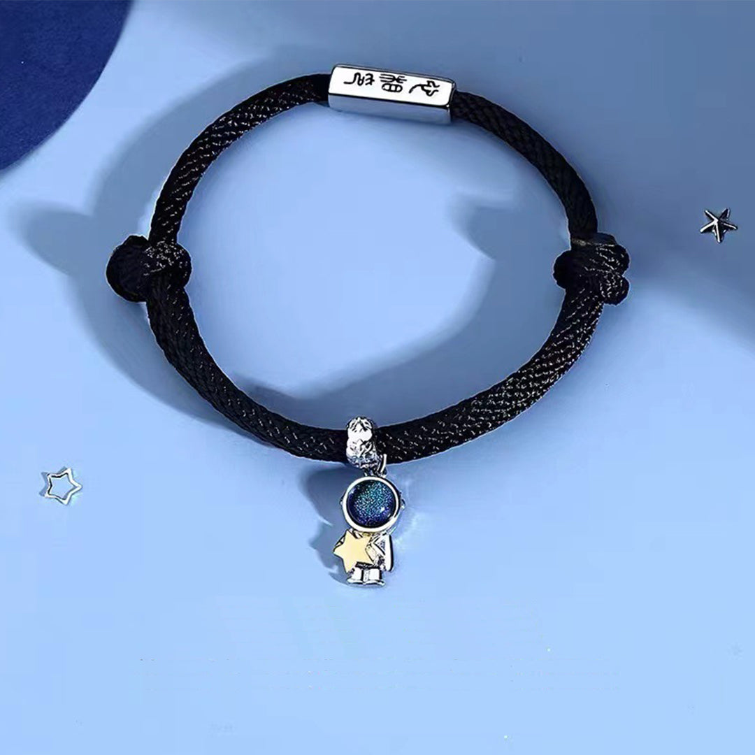 Astronaut Hand Braided Bracelet