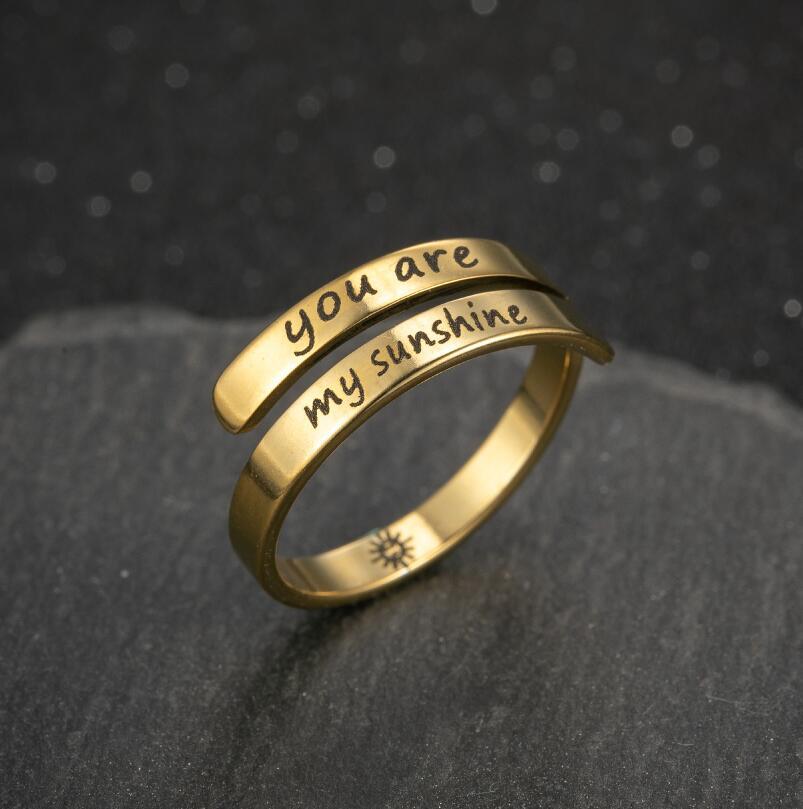 I Am Enough Affirmation Ring