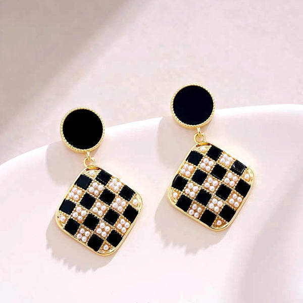 Checkerboard Earrings