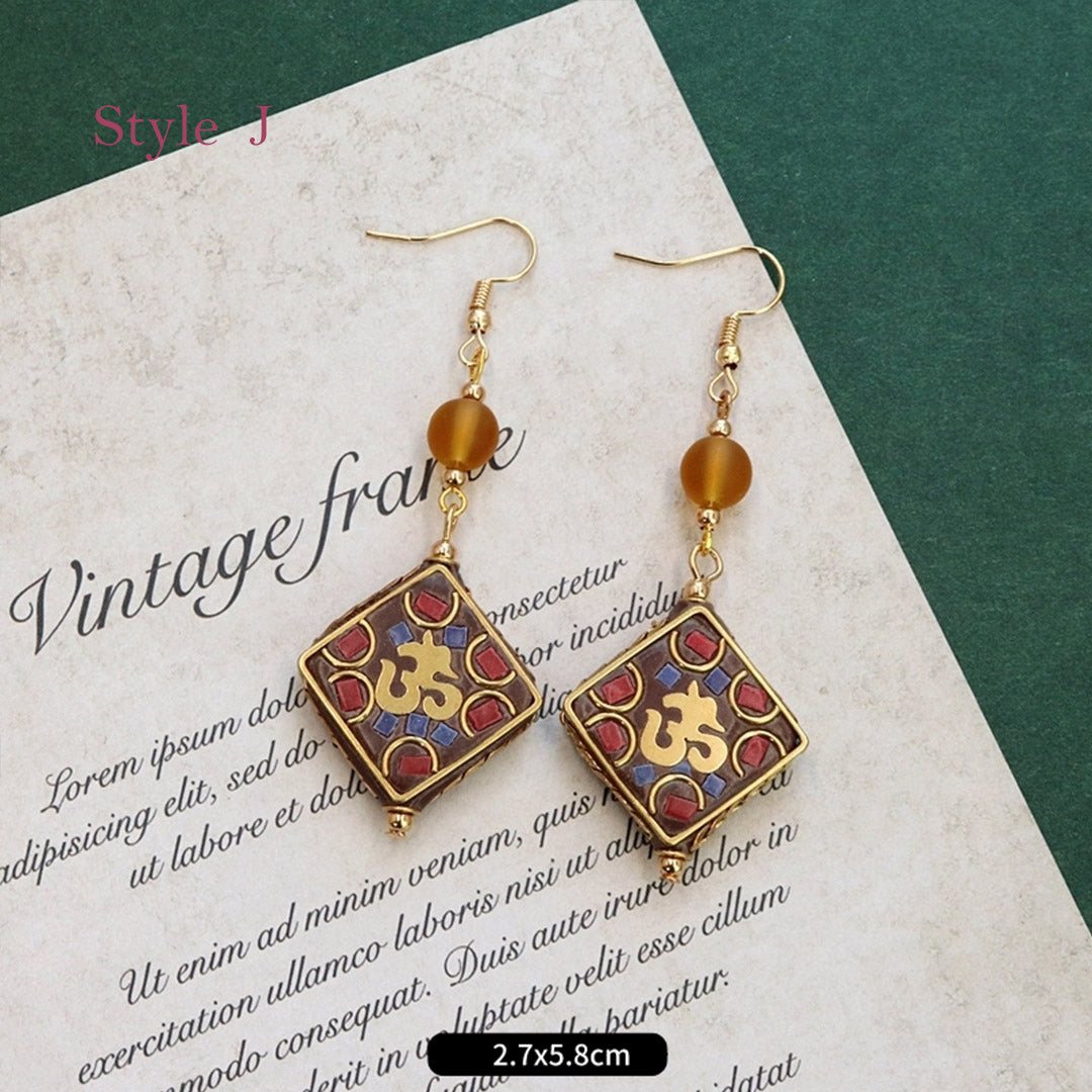 Vintage Nepal style earrings