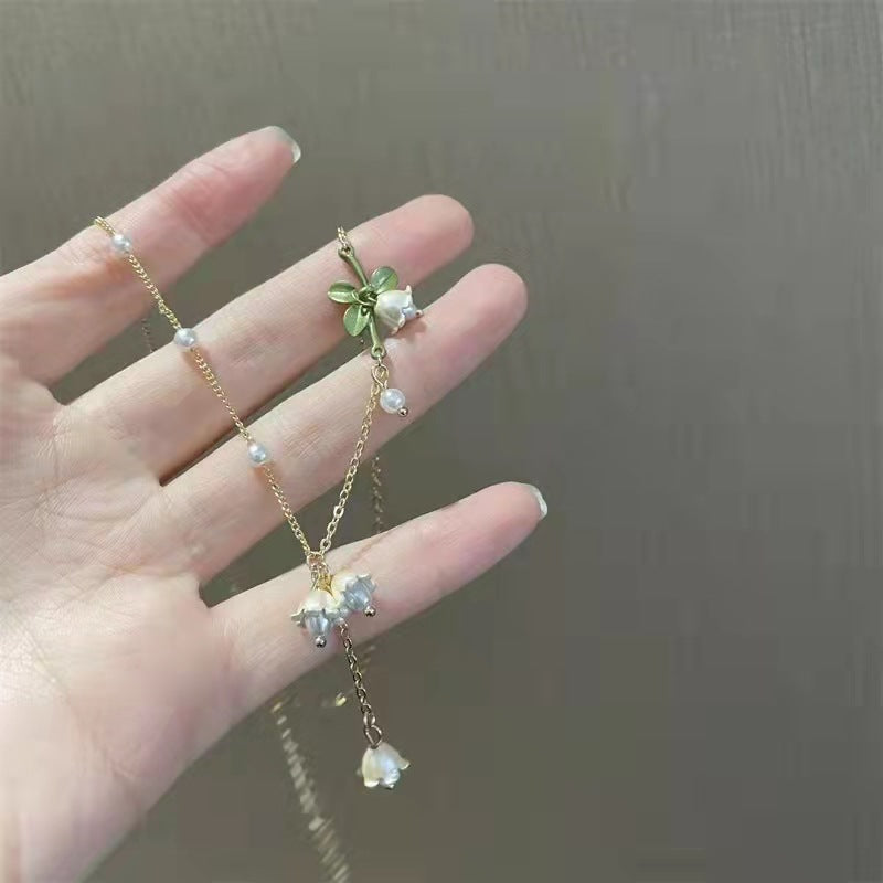 Lily of the Valley Flower Necklace