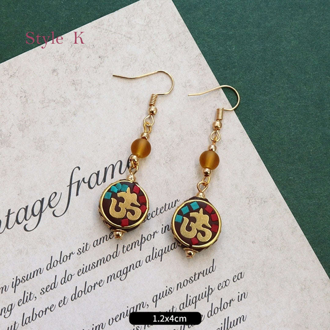 Vintage Nepal style earrings