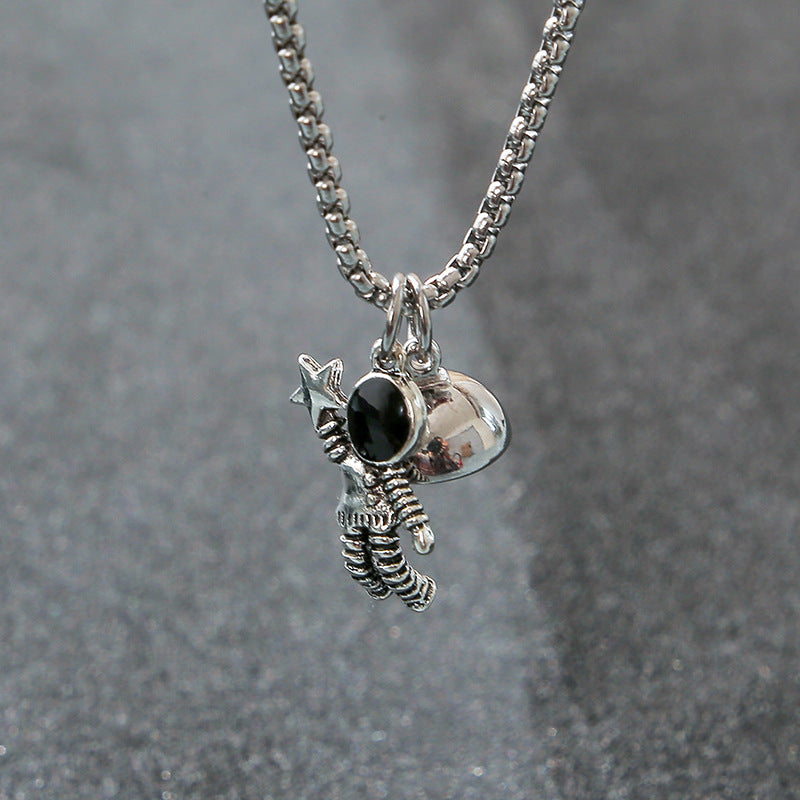 Spaceman Couple Necklace