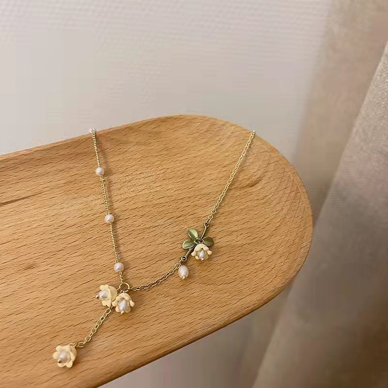 Lily of the Valley Flower Necklace