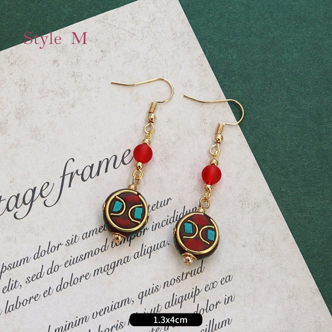 Vintage Nepal style earrings