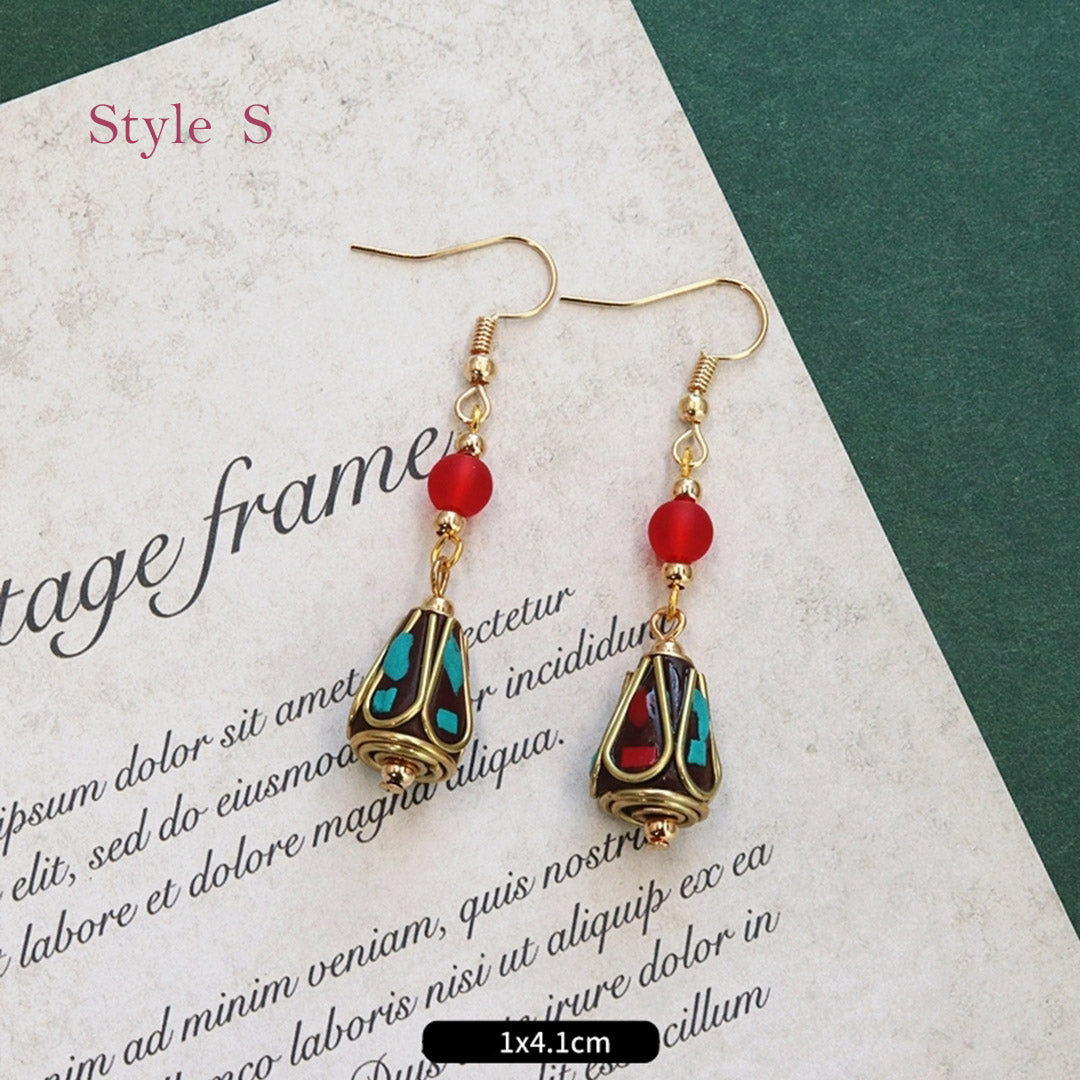 Vintage Nepal style earrings