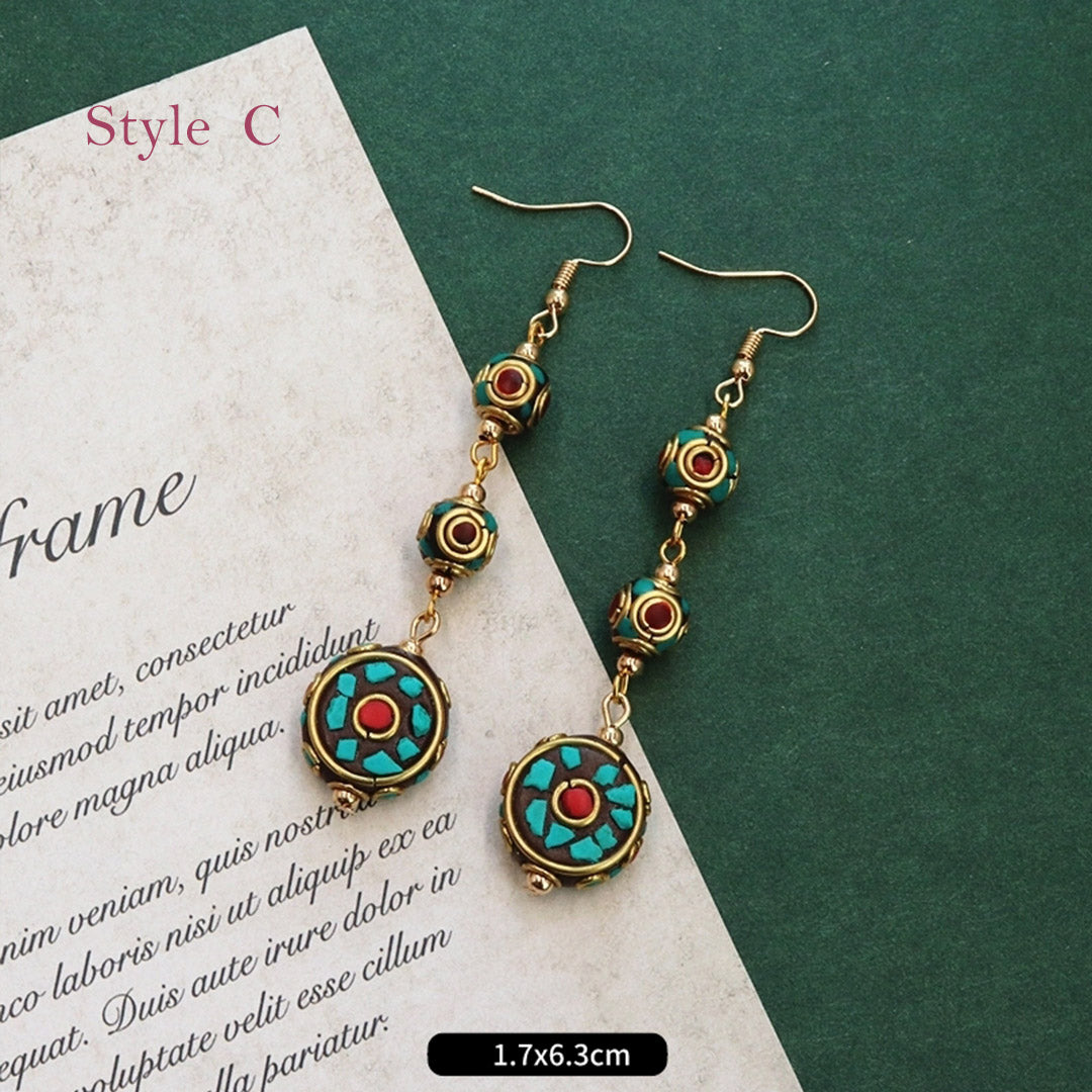 Vintage Nepal style earrings