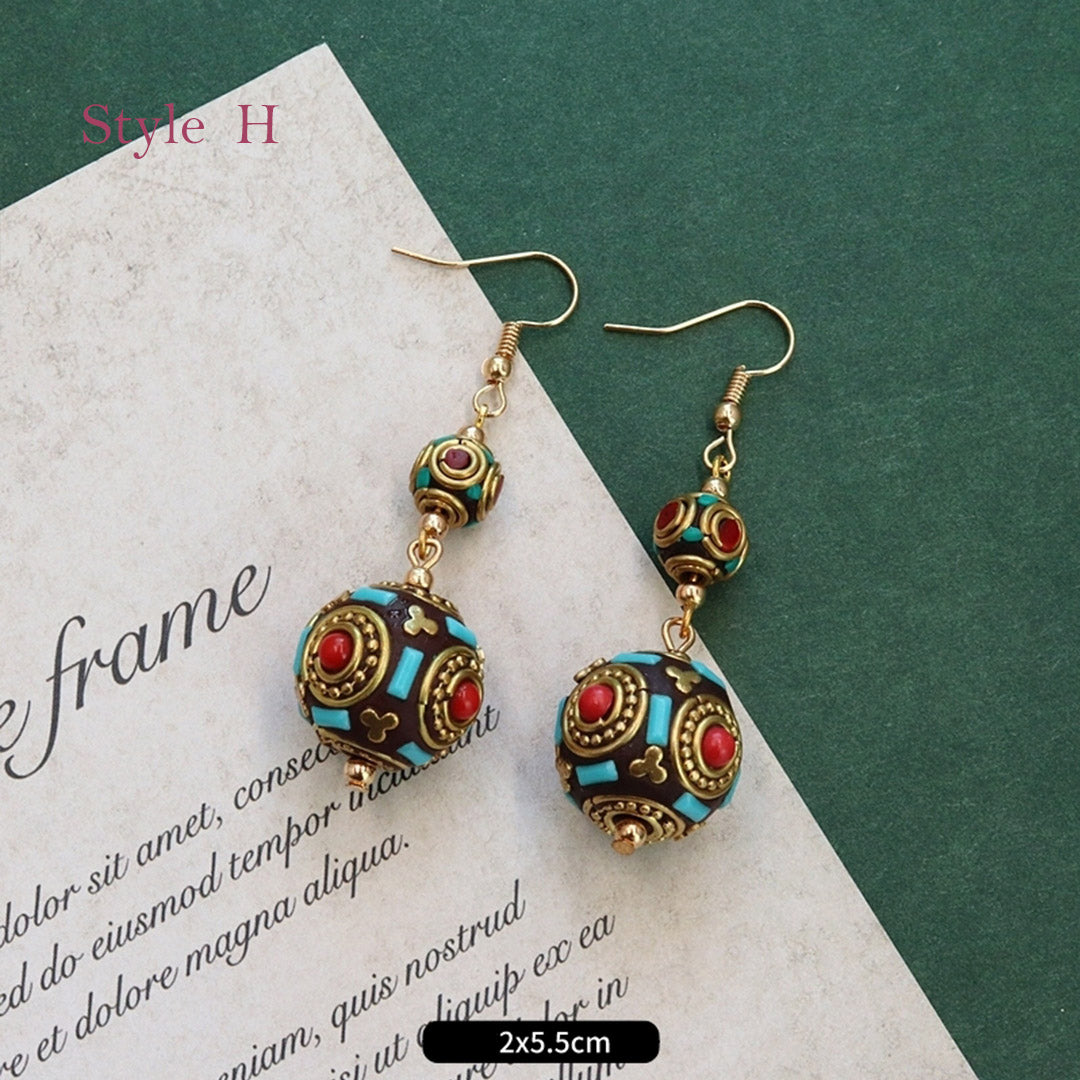 Vintage Nepal style earrings