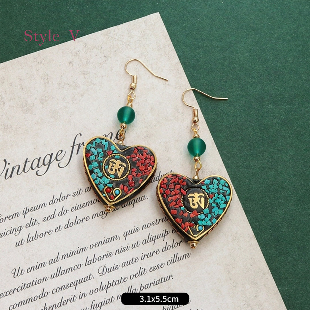 Vintage Nepal style earrings