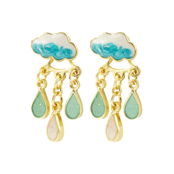 Raindrop earrings