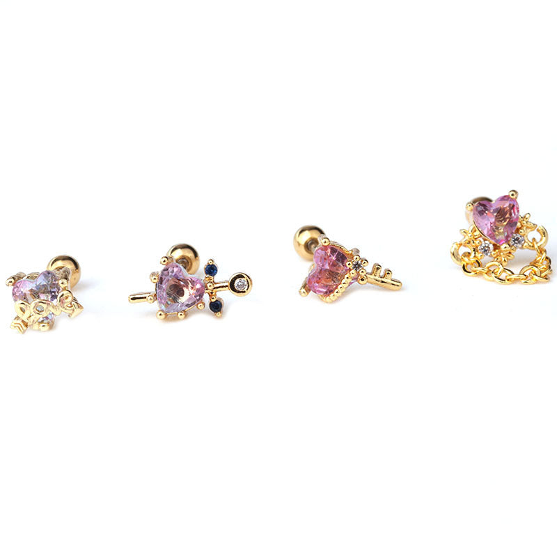 Flower Tragus Earrings