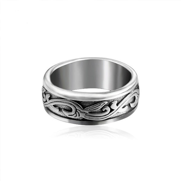 Viking Steel Plant Band Ring